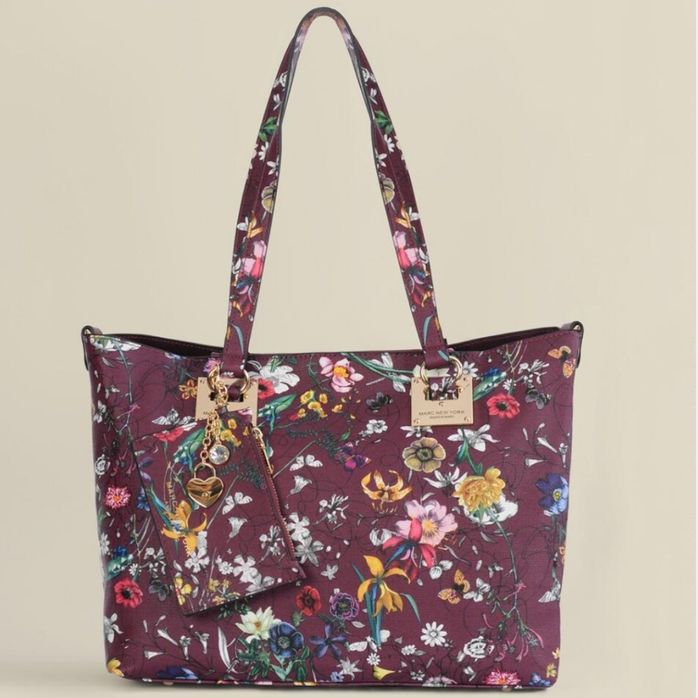 NWT Marc New York Mia Faux Leather Tote Handbag